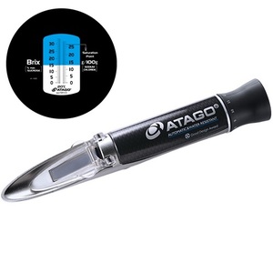 Рефрактометр Atago Master BX/S28M определение концентрации напитков, фруктовых соков и супов и соли Рефрактометр Atago Master BX/S28M определение концентрации напитков, фруктовых соков и супов и соли